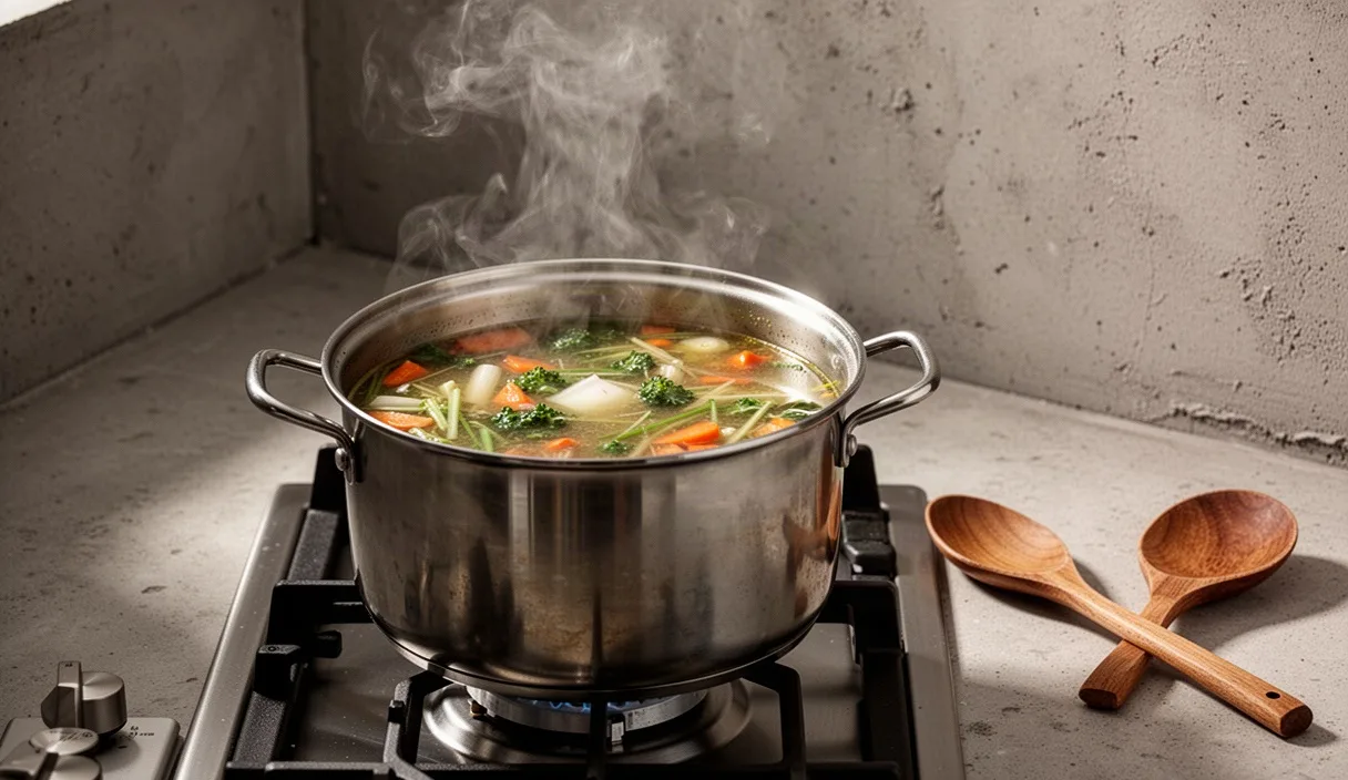 Cómo hacer un caldo de verduras con sabor de verdad