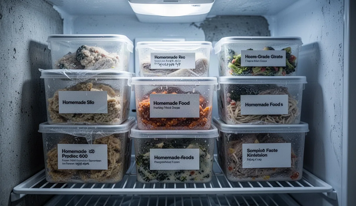 Checklist para congelar comida casera sin que pierda sabor